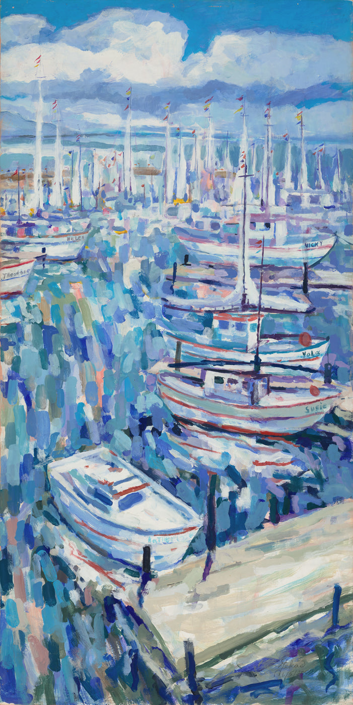 Santa Barbara Marina Triptych