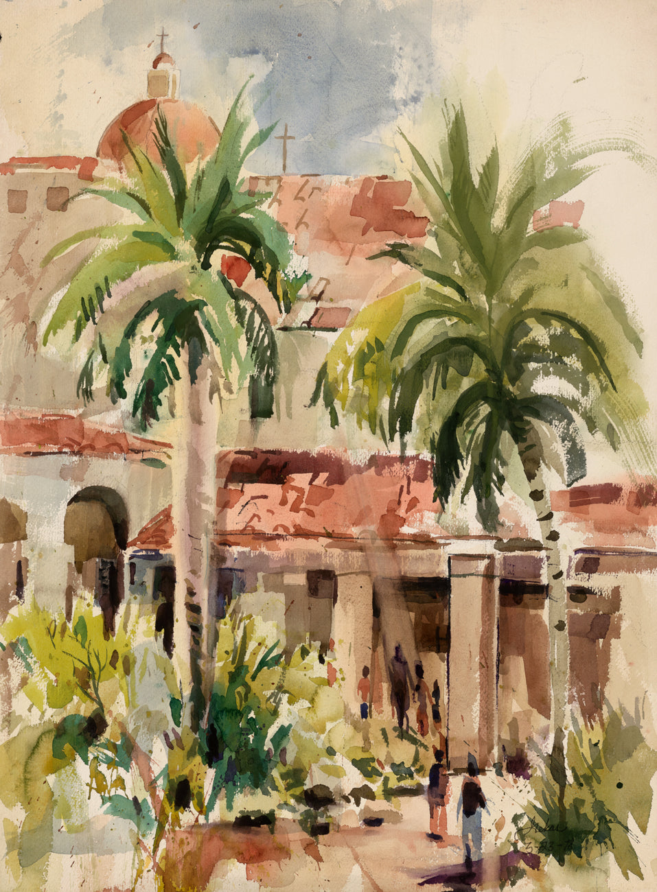 Church With Palm Trees