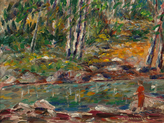 Theodore at Matilija Creek, Ojai CA J. Dominique CB 12 x16